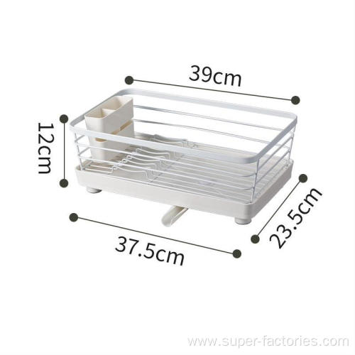 Stainless Steel Dish Rack Equipped With Drainage Tray